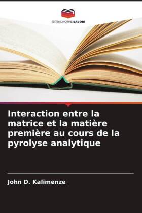 Interaction entre la matrice et la matière première au cours de la pyrolyse analytique