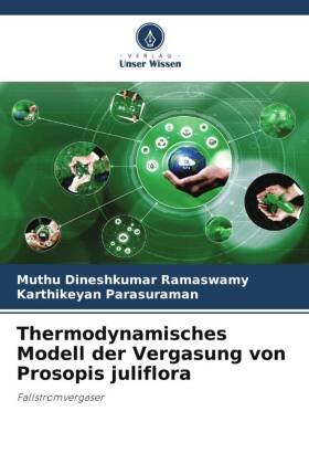 Thermodynamisches Modell der Vergasung von Prosopis juliflora