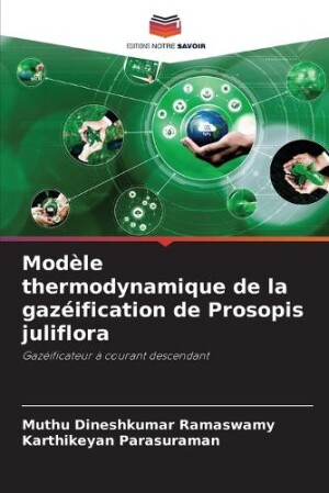 Modèle thermodynamique de la gazéification de Prosopis juliflora