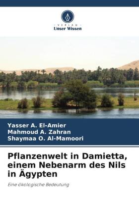 Pflanzenwelt in Damietta, einem Nebenarm des Nils in Ägypten