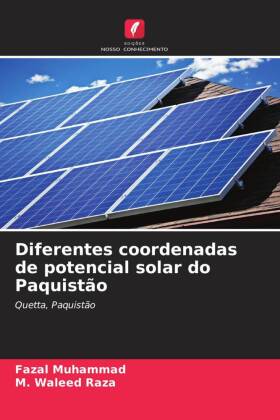 Diferentes coordenadas de potencial solar do Paquistão