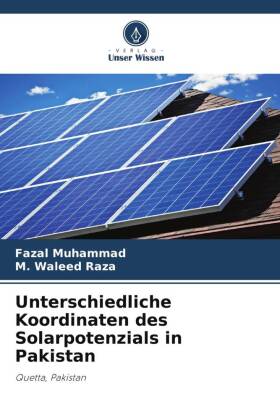 Unterschiedliche Koordinaten des Solarpotenzials in Pakistan