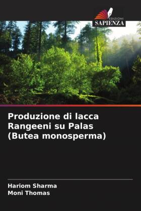 Produzione di lacca Rangeeni su Palas (Butea monosperma)