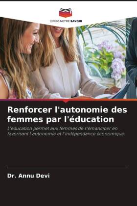 Renforcer l'autonomie des femmes par l'éducation