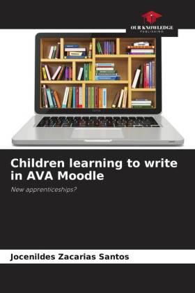 Children learning to write in AVA Moodle