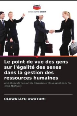 point de vue des gens sur l'égalité des sexes dans la gestion des ressources humaines