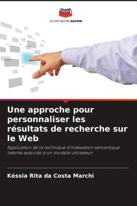 approche pour personnaliser les résultats de recherche sur le Web