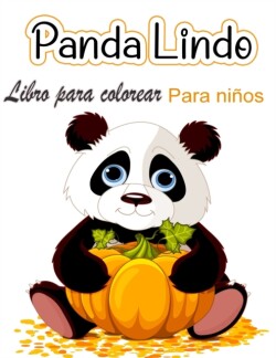 Panda lindo Libro para colorear para ninos