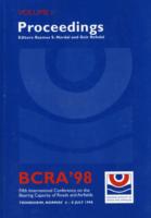 Proceedings of BCRA 1998 Conference (3-Volume Set)