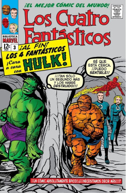 BIBLIOTECA MARVEL LOS 4 FANTASTICOS 3 1963