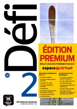 Defi Livre de l'eleve + CD 2 (A2) EDITION PREMIUM