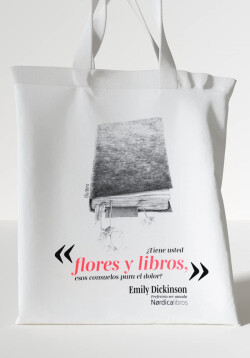 Bolsa Flores y Libros