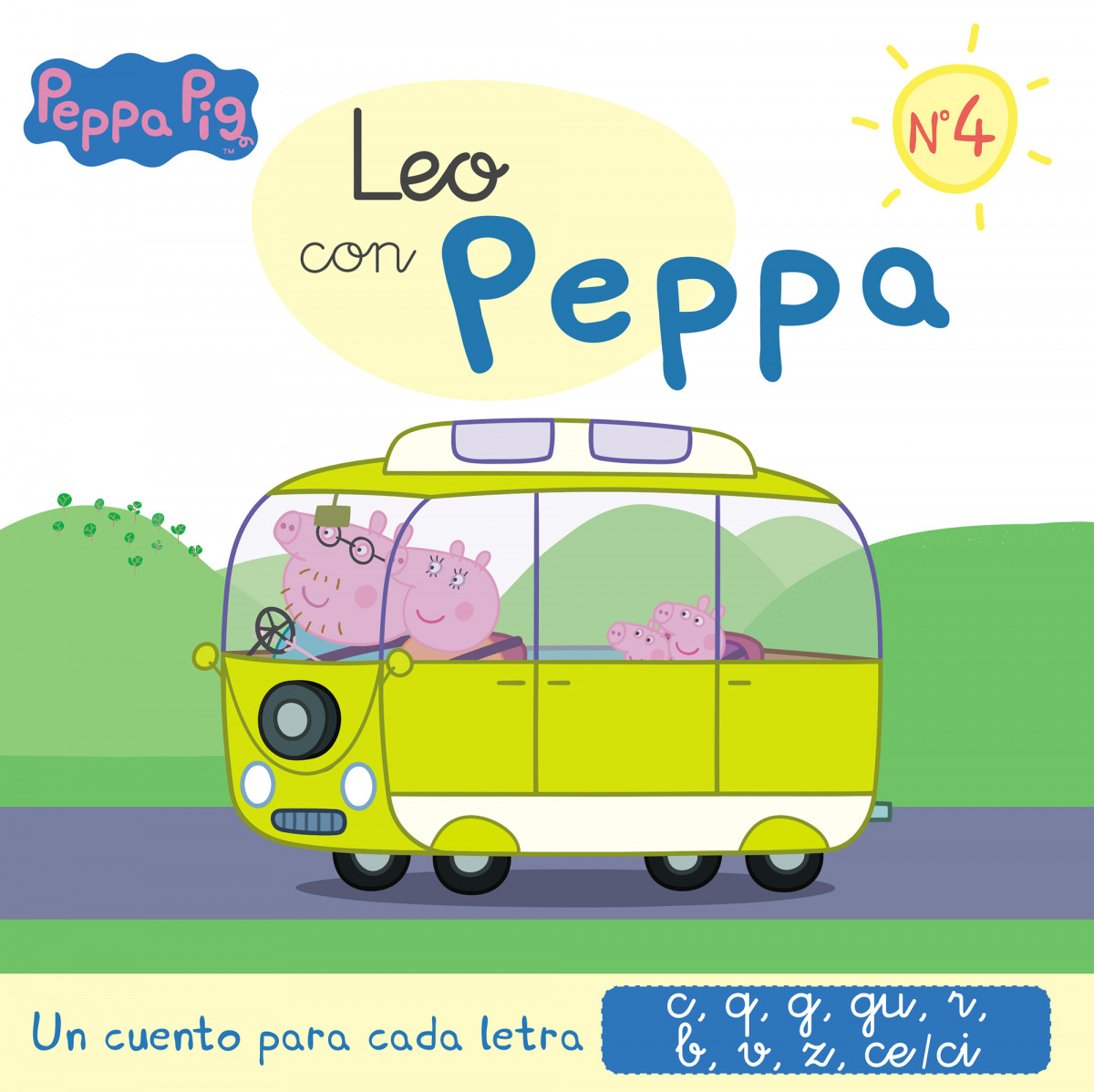 Un cuento para cada letra: c, q, g, gu, r (sonido suave), b, v, z, ce-ci (Leo con Peppa Pig 4)