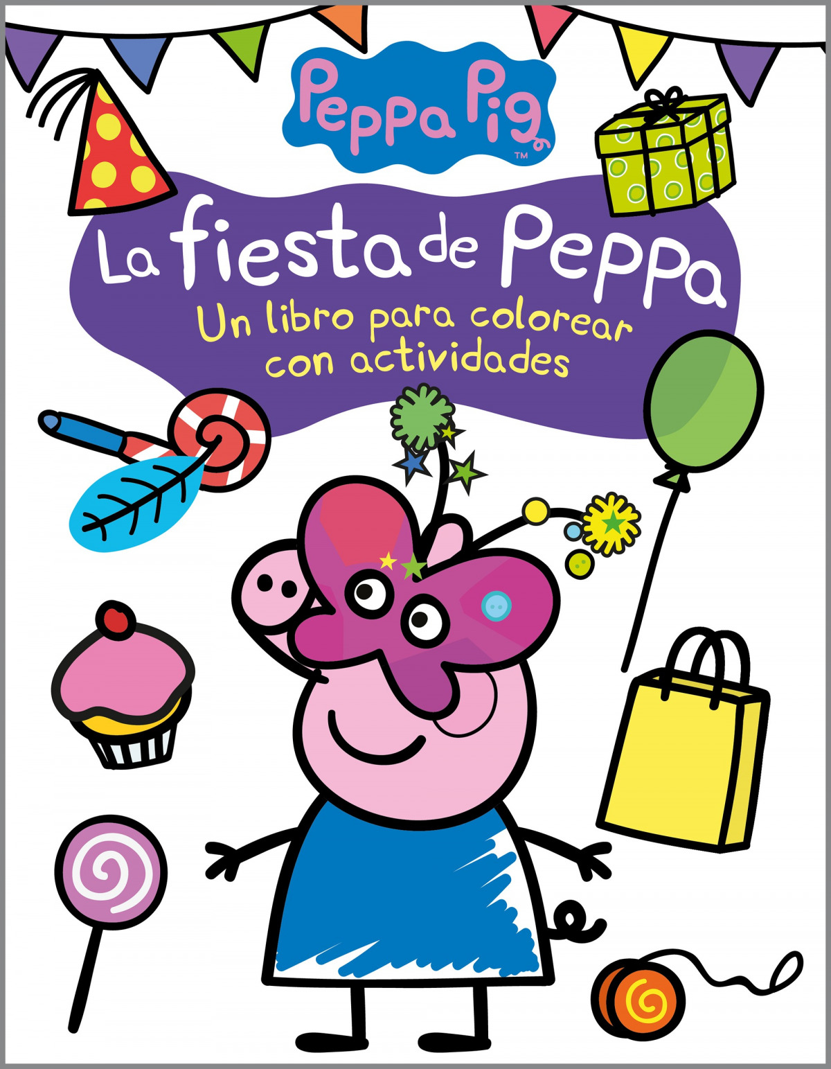 La fiesta de Peppa (Actividades para colorear)