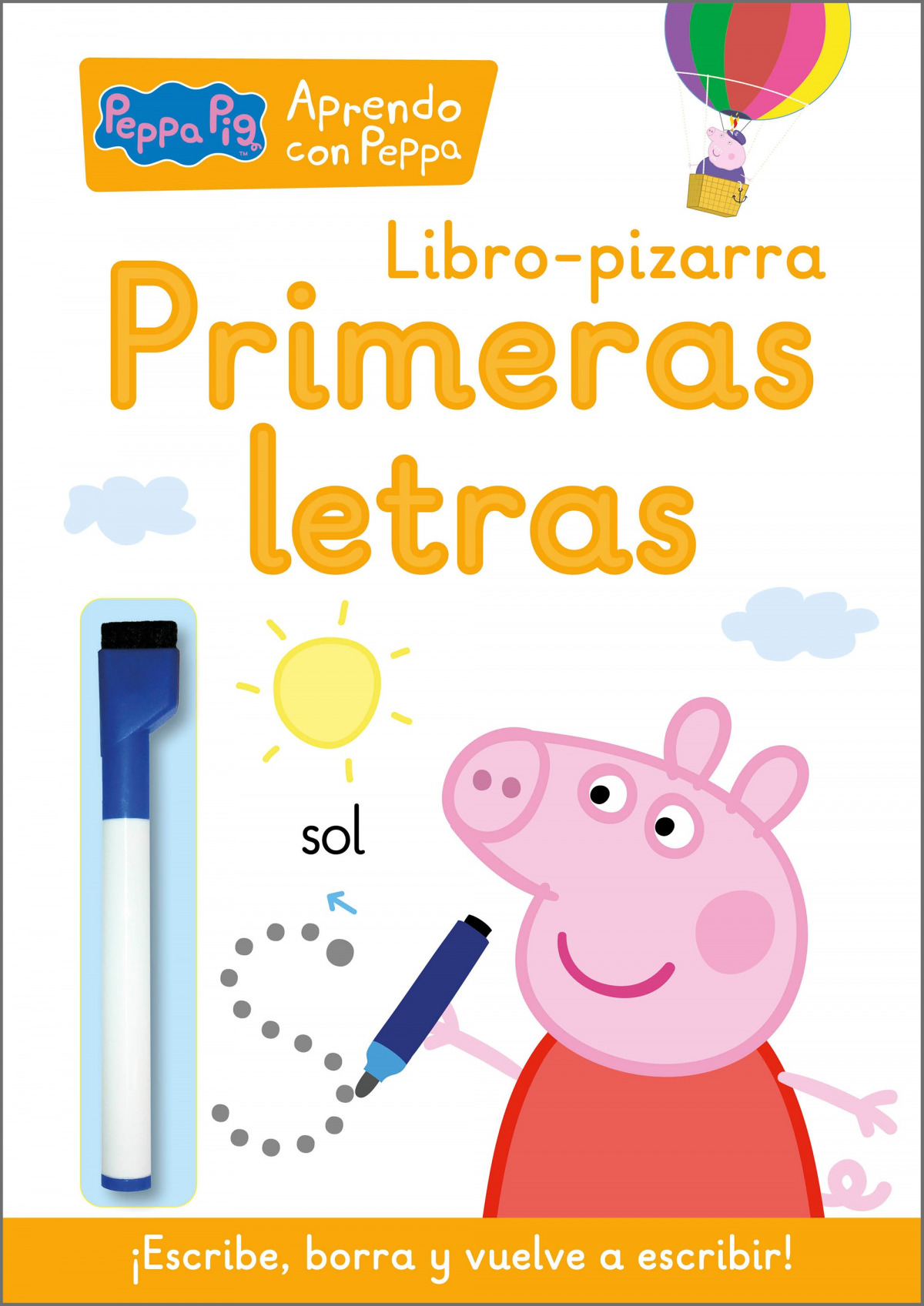 Primeras letras (Libro-pizarra) (Peppa Pig. Cuaderno de actividades)