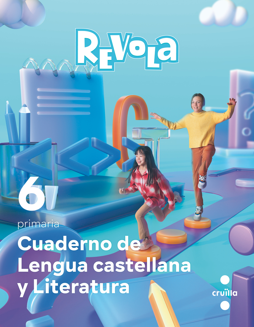 Cuaderno lengua castellana 6e.primaria. Revola. Catalunya 2023