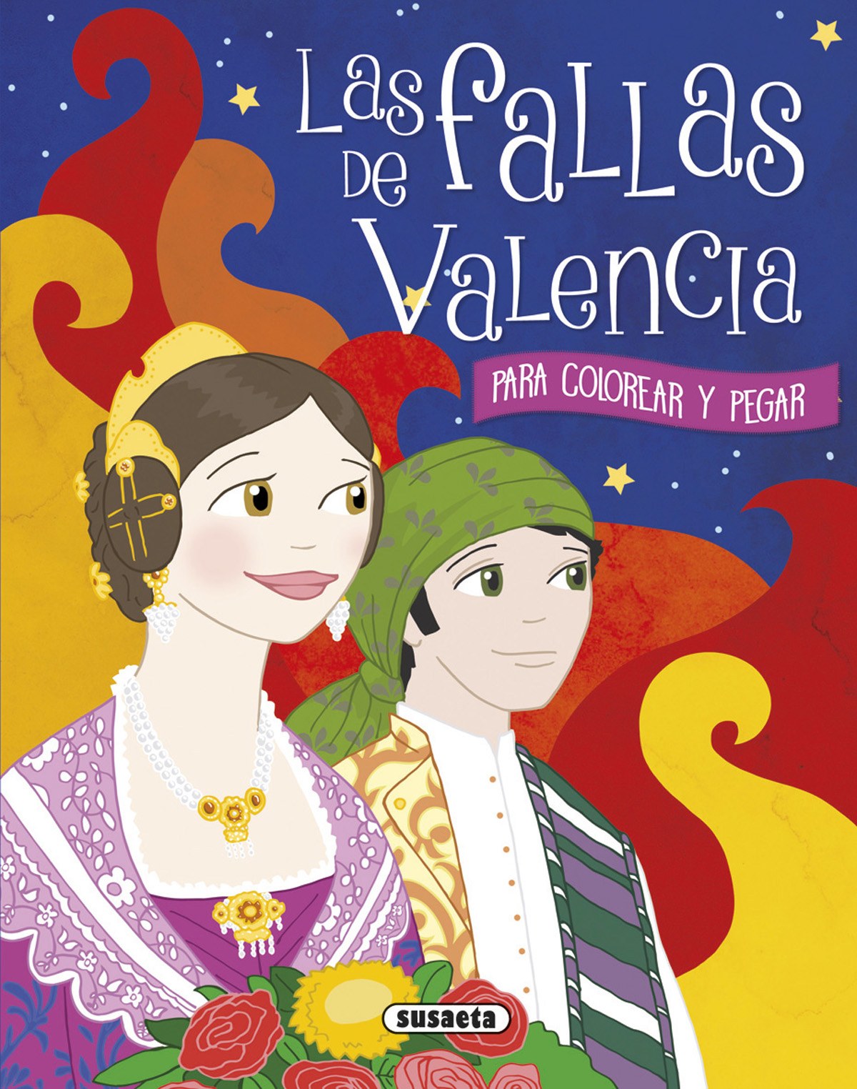 Fallas de Valencia para colorear y pegar