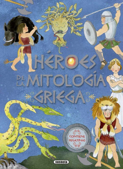 HÉROES DE LA MITOLOGÍA GRIEGA CON PEGATINAS