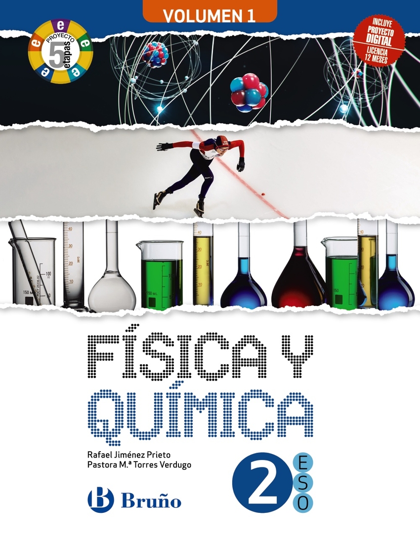 Física y Química 2 ESO 3 volúmenes Proyecto 5 etapas