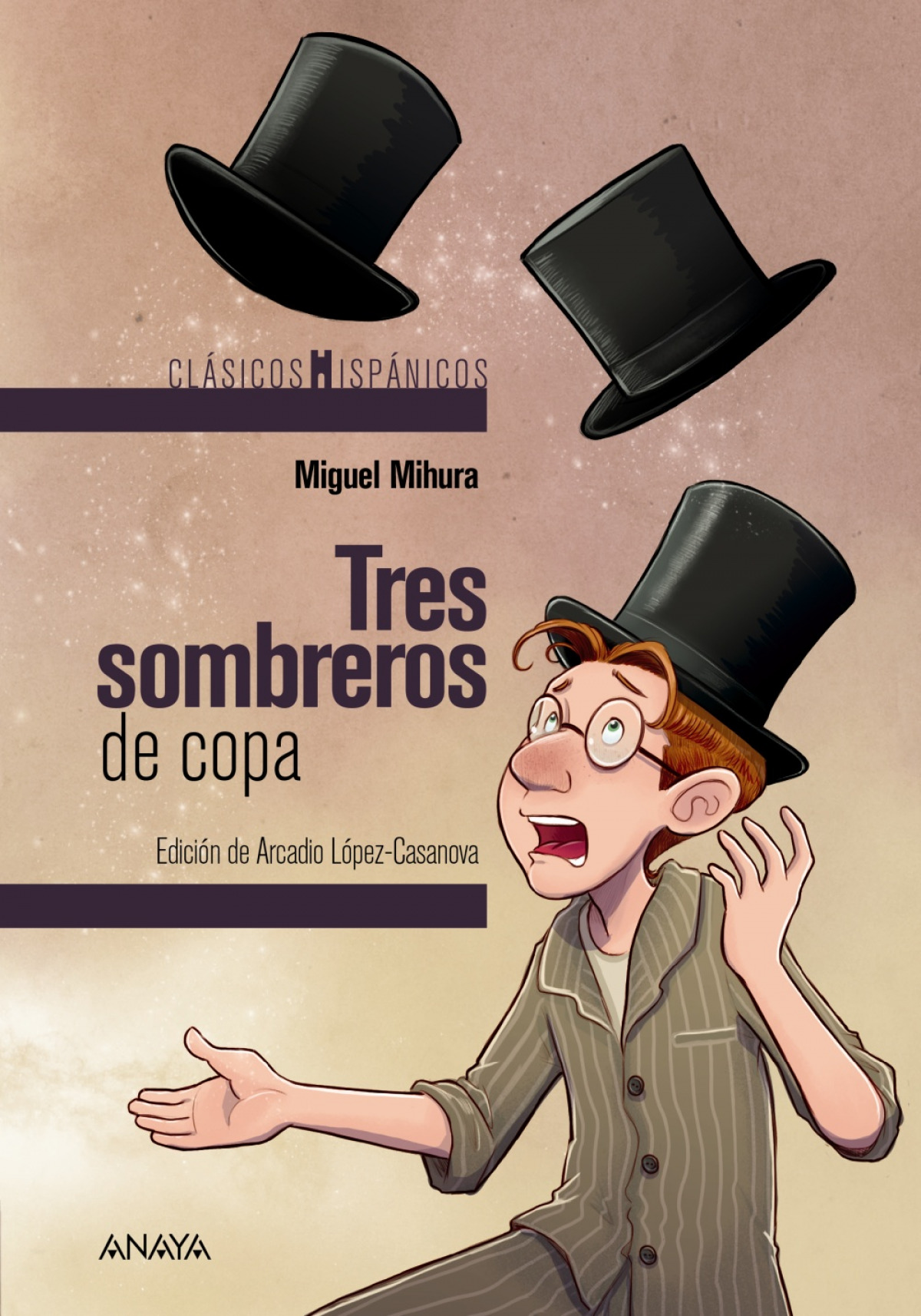 Tres sombreros de copa