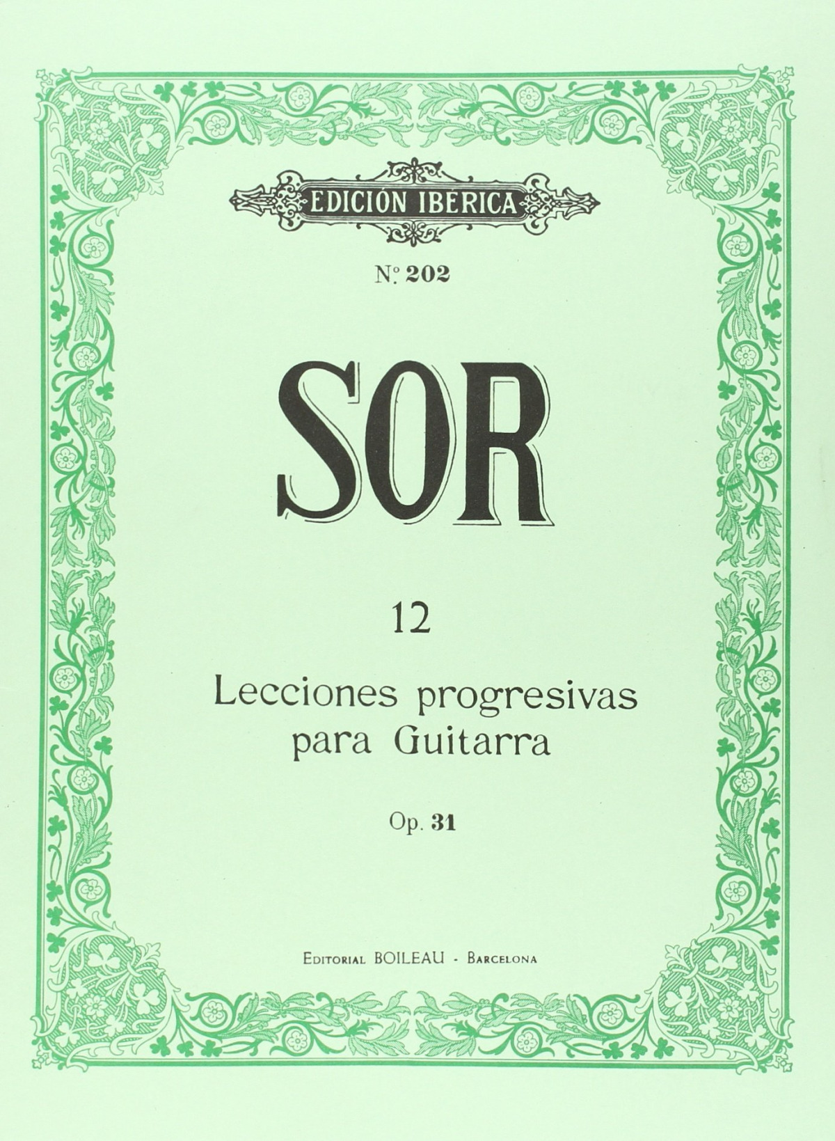 12 Lecciones guitarra Op.31