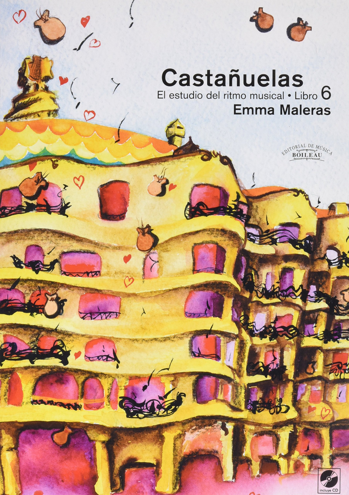 CASTAÑUELAS 6- El estudio del ritmo musical.(+CD)