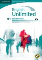 English Unlimited for Spanish Speakers Elementary Self-study Pack (workbook with DVD-ROM and Audio CD)