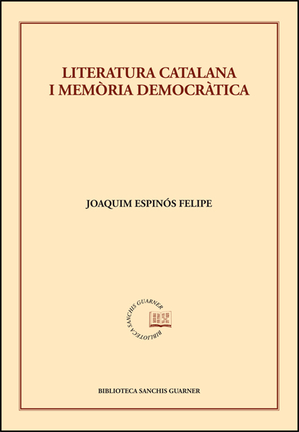 LITERATURA CATALANA I MEMORIA DEMOCRÁTICA