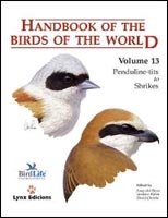 Handbook of the Birds of the World - Volume 13