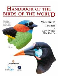 Handbook of the Birds of the World - Volume 16