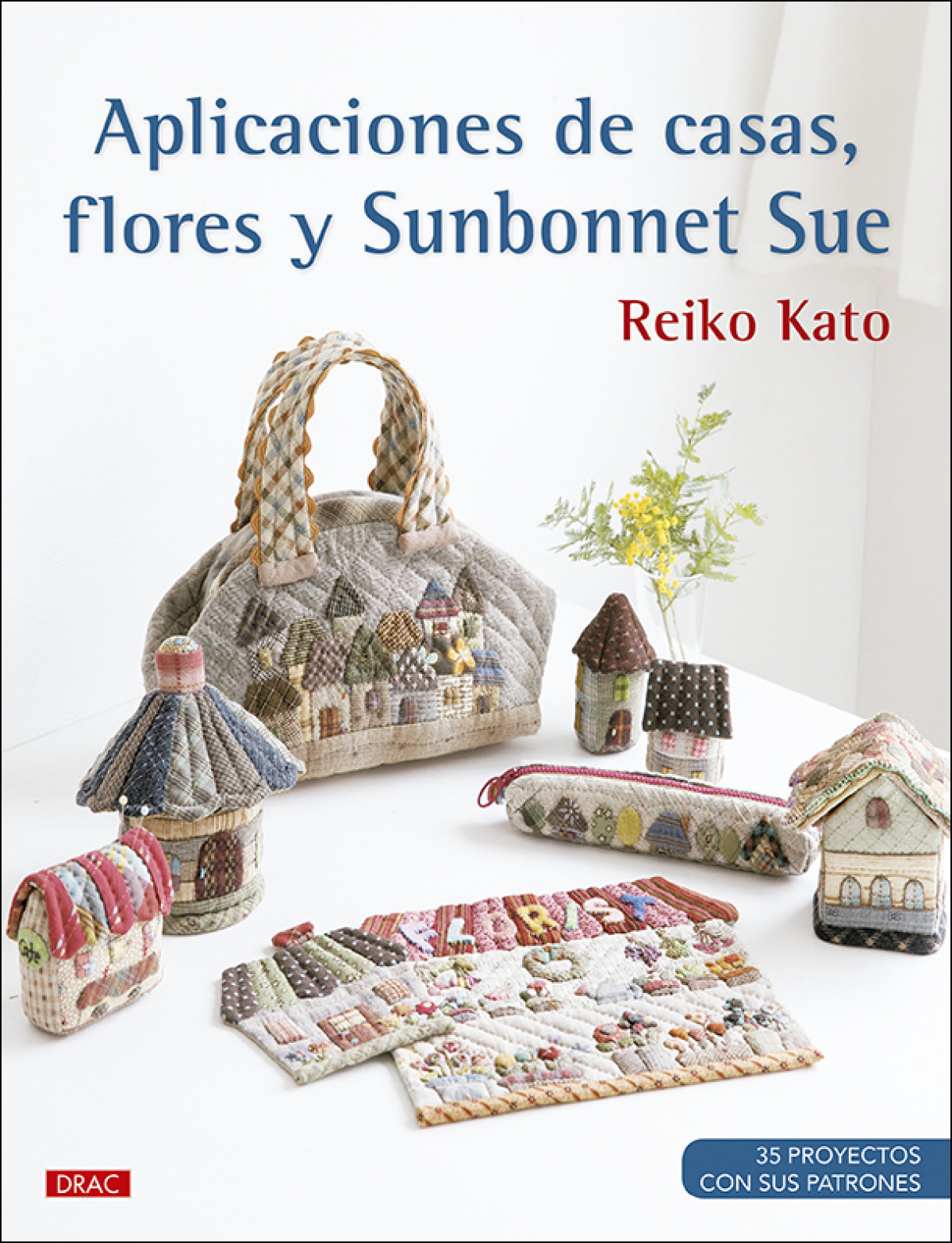 Aplicaciones de casas, flores y Sunbonnet Sue