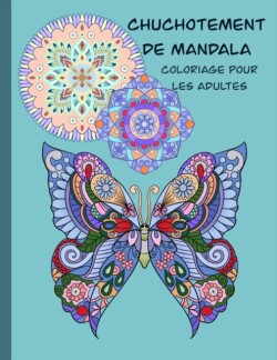 Chuchotement de mandala coloriage pour les adultes