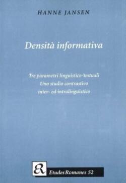 Densita Informativa Tre Parametri linguistico-testuali -- Uno studio contrastivo inter- ed intralinguistico