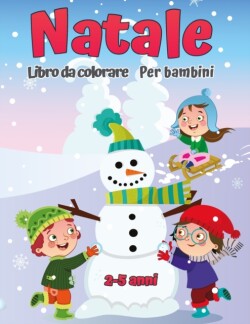 Libro da colorare natalizio per bambini AGES 2-5