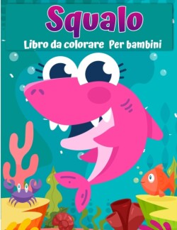 Libro da colorare di squalo per bambini