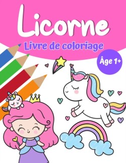 Livre de coloriage magique de licorne pour filles 1+