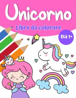 Libro da colorare magico Unicorn per ragazze 1+