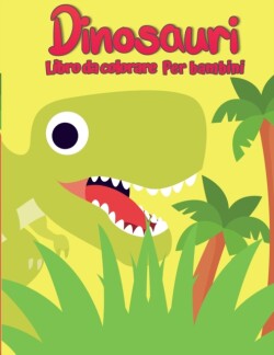 Libro da colorare dinosauro per bambini
