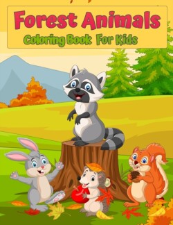Forest Wildlife Animals Coloring Book For Kids