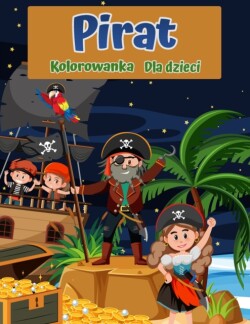 Piraci Coloring Book dla dzieci