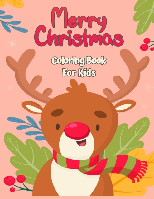 Merry Christmas Coloring Book for Kids 4-8