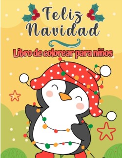 Libro para colorear de feliz navidad para ninos