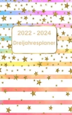 3-Jahres-Monatsplaner 2022-2024