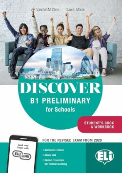 Discover B1 Preliminary for Schools Student's Book & Workbook + Digital Book +