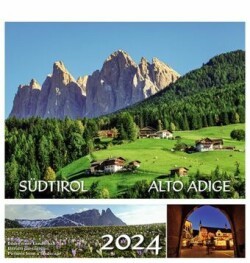 Südtirol 2024, Postkartenkalender Querformat