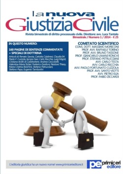 Nuova Giustizia Civile (01/2014)
