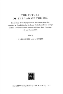 future of the law of the sea.