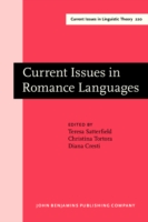 Current Issues in Romance Languages Selected papers from the 29th Linguistic Symposium on Romance Languages (LSRL), Ann Arbor, 8-11 April 1999