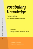 Vocabulary Knowledge Human ratings and automated measures