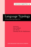 Language Typology A functional perspective